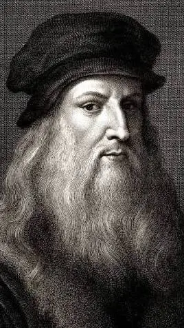 ai character: leonardo da vinci background