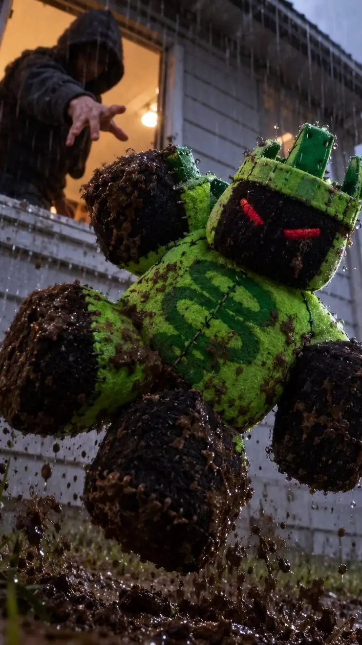 ai character: the abandoned toy background