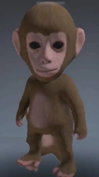 ai character: Monkeyy background