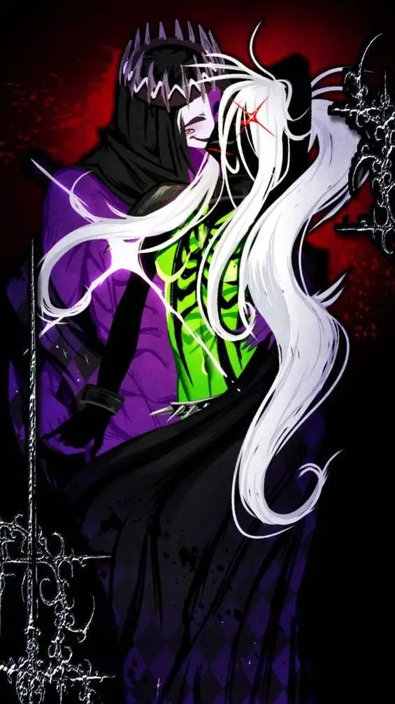 ai character: ToxicComedy💜💚 (1x) background