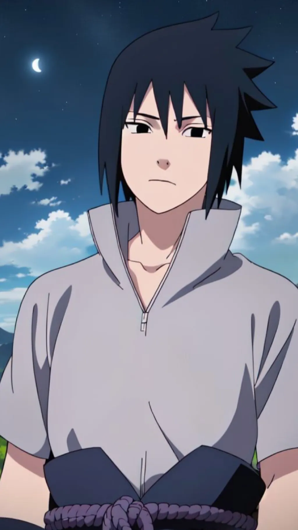 ai character: Sasuke uchiha background