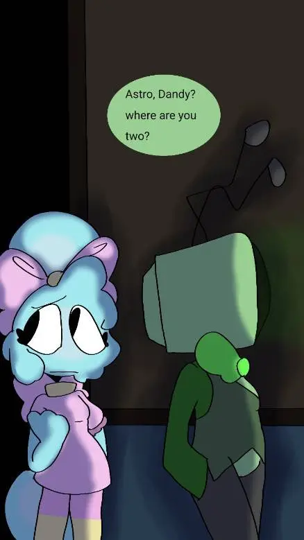 ai character: Dandys world background