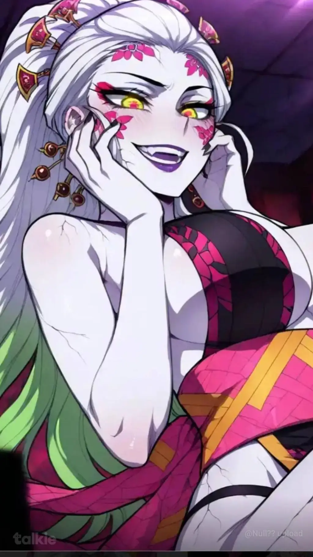 ai character: Daki background