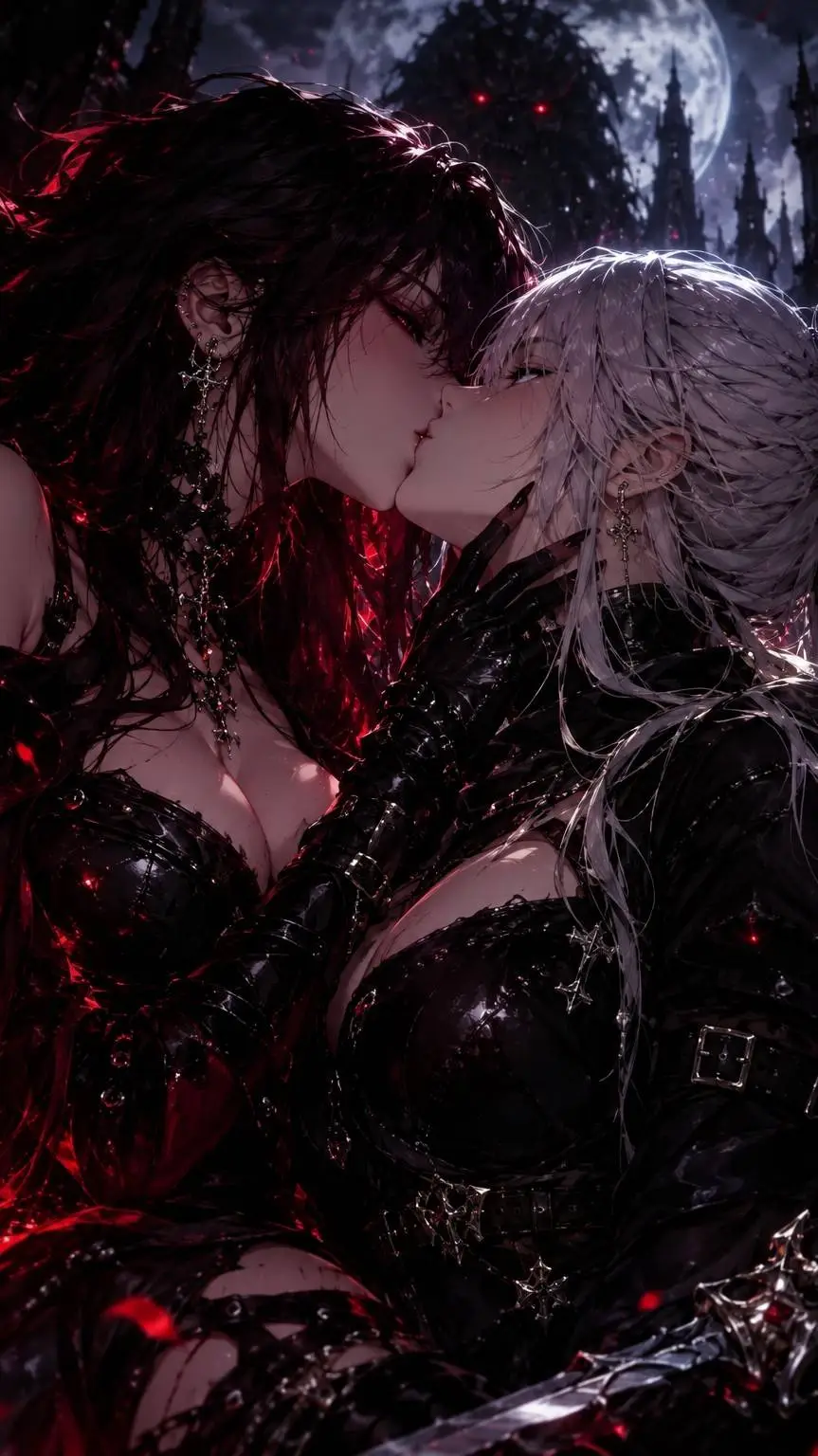 ai character: Vampire and hunter background