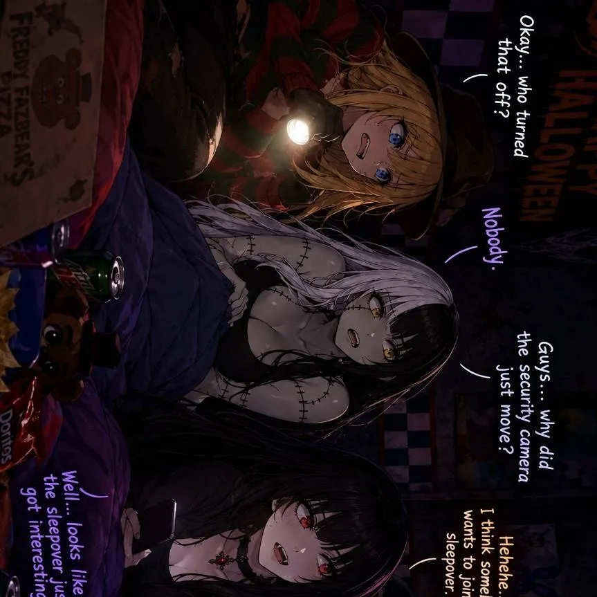 chat with ai character: Sleepover at FNAF