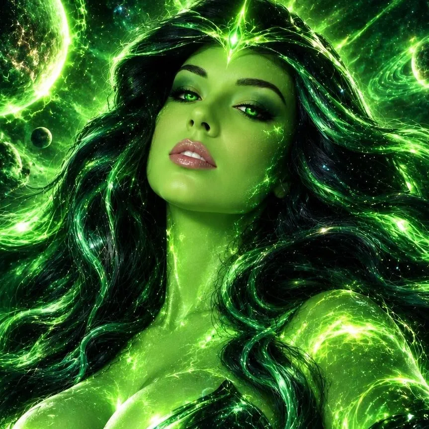 chat with ai character: Sexy Green