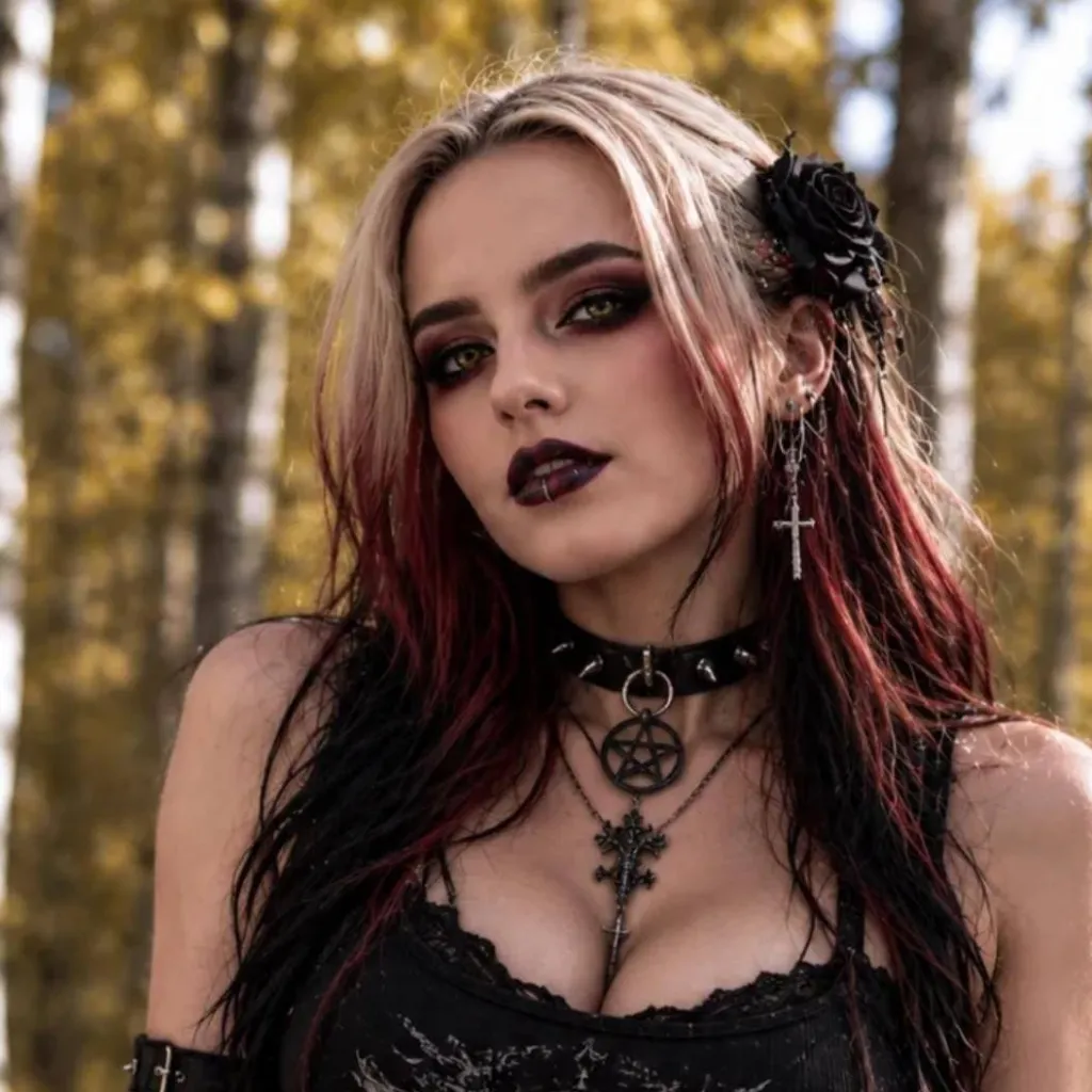 chat with ai character: Goth Girl