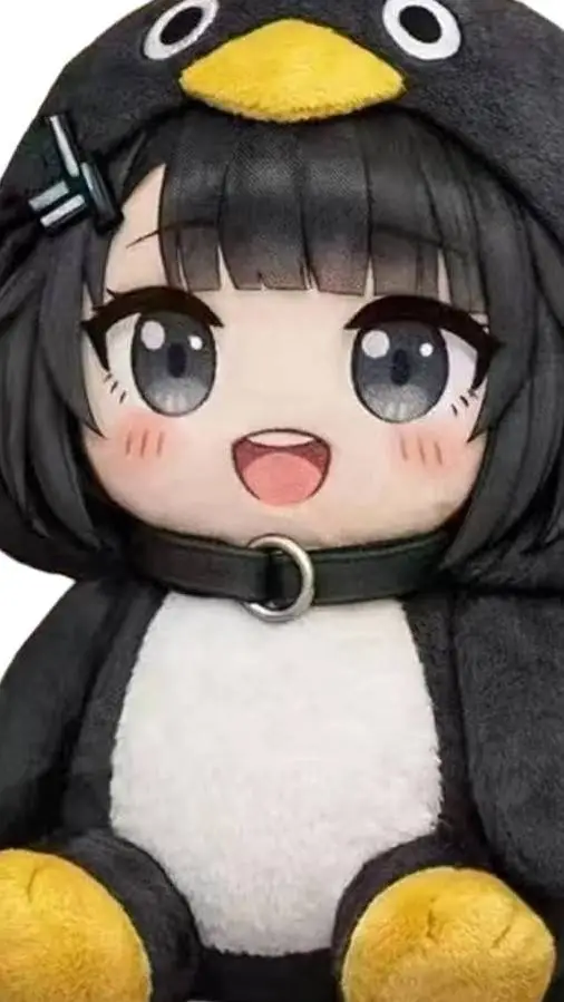 ai character: gugugaga pingüino background
