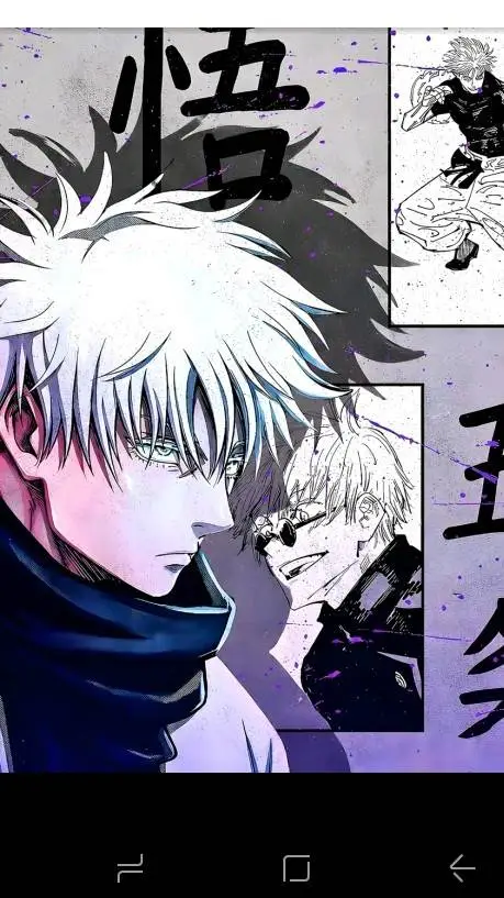 ai character: satoru gojo background