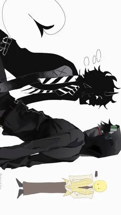 ai character: twixeel × thatmod background