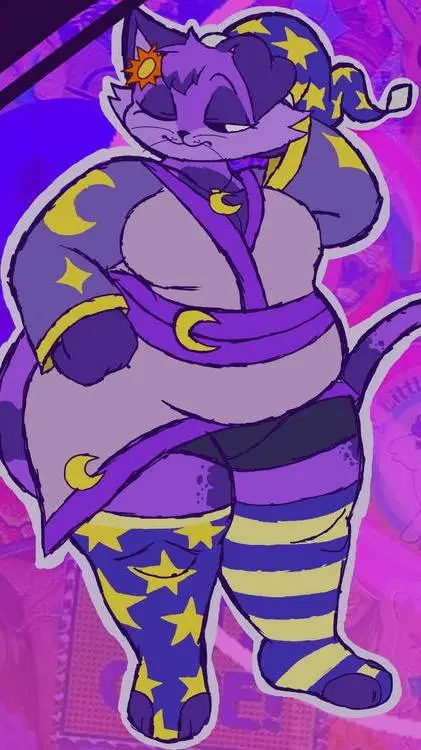 ai character: Cat nap  background