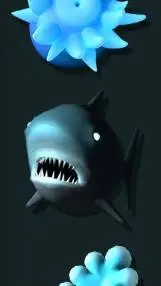 ai character: tracker the shark  background