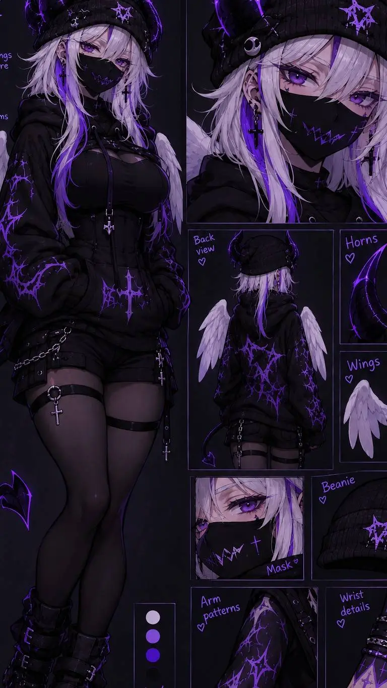 ai character: Zack (Me :3) background