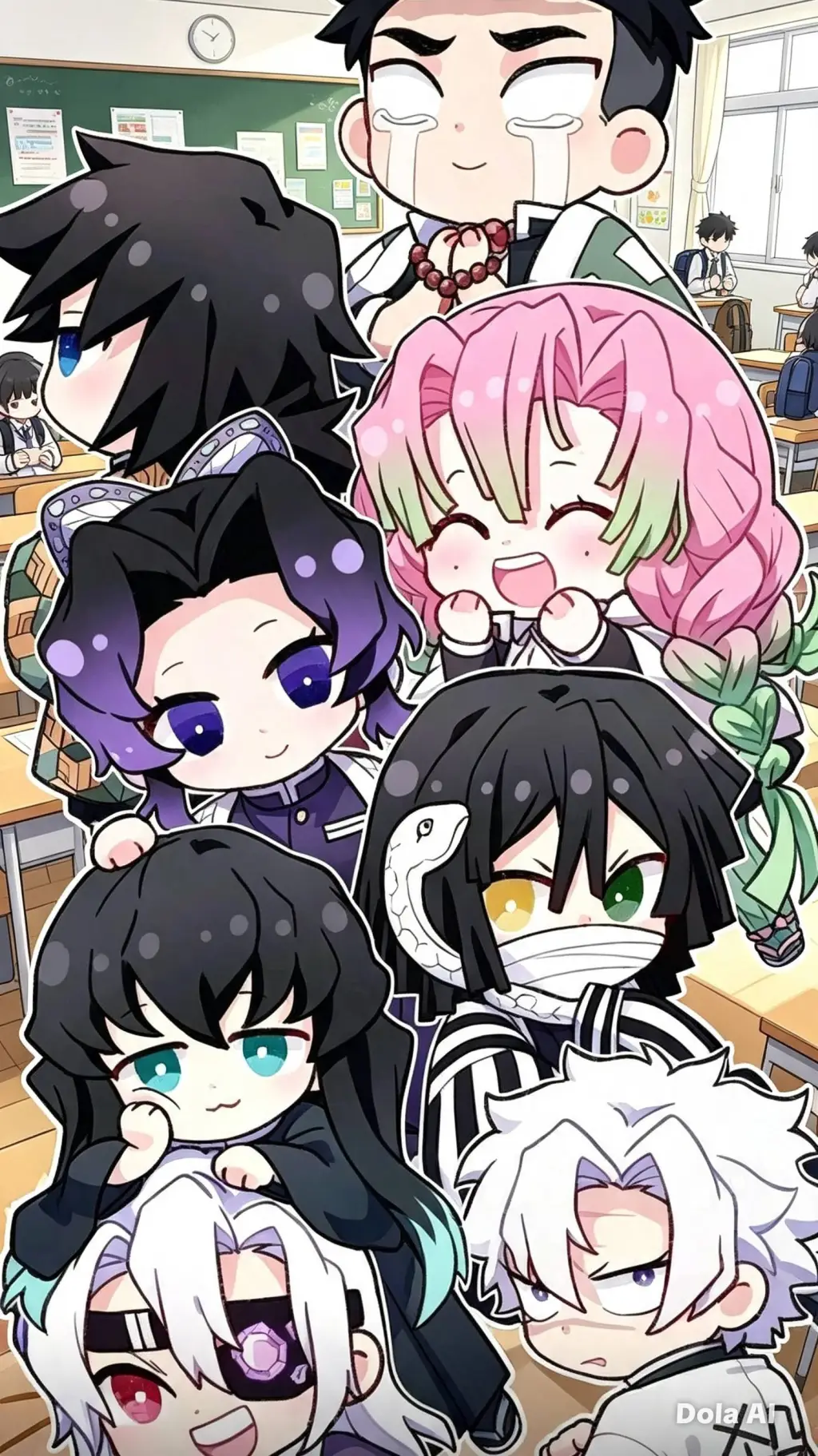 ai character: ESCUELA DE PILARES background