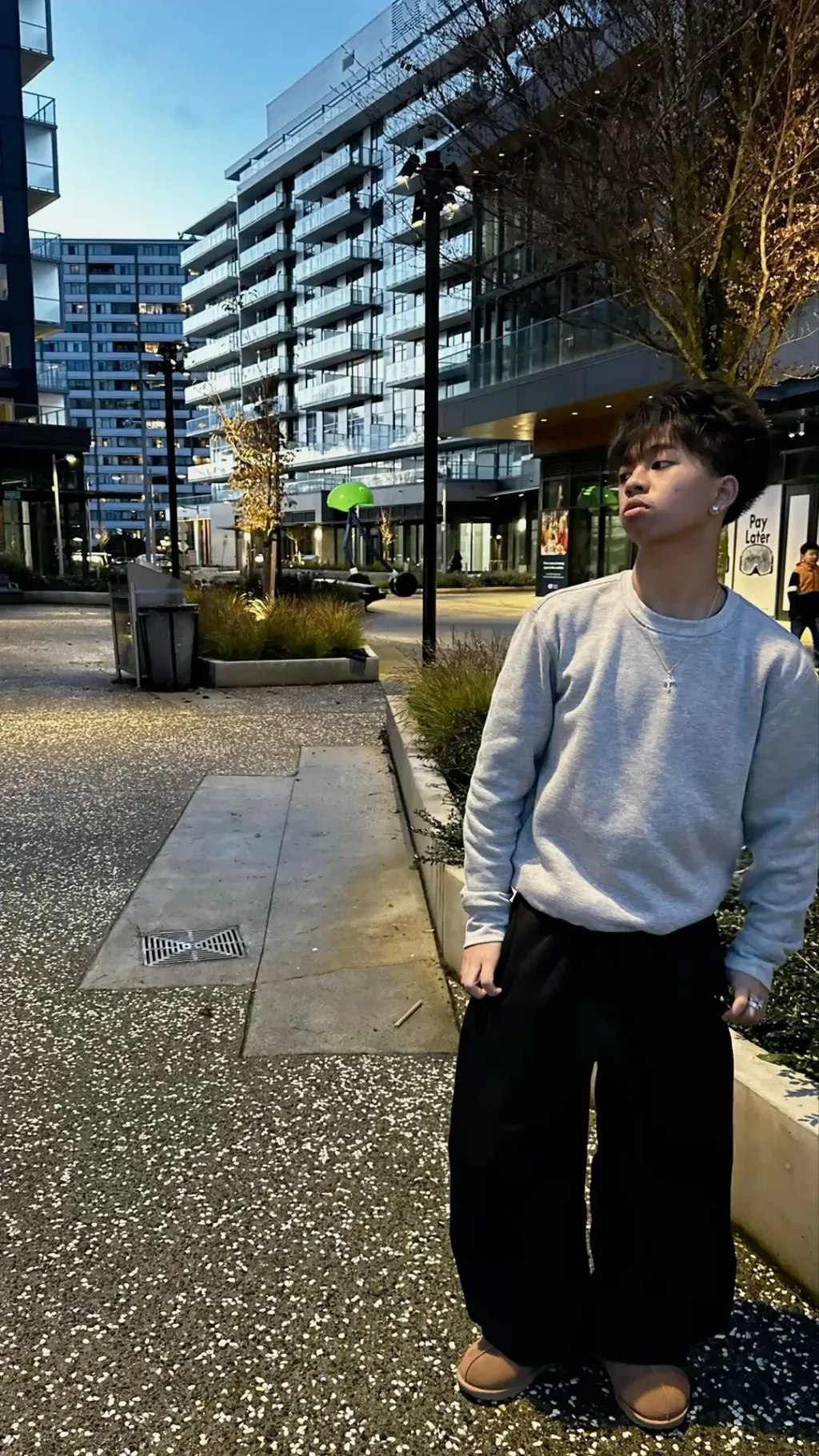 ai character: alex chino  background