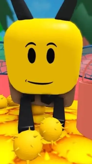 ai character: Honeybee Roblox background