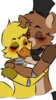 ai character: Freddy x chica background