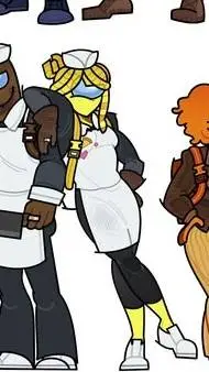 ai character: Yellow background