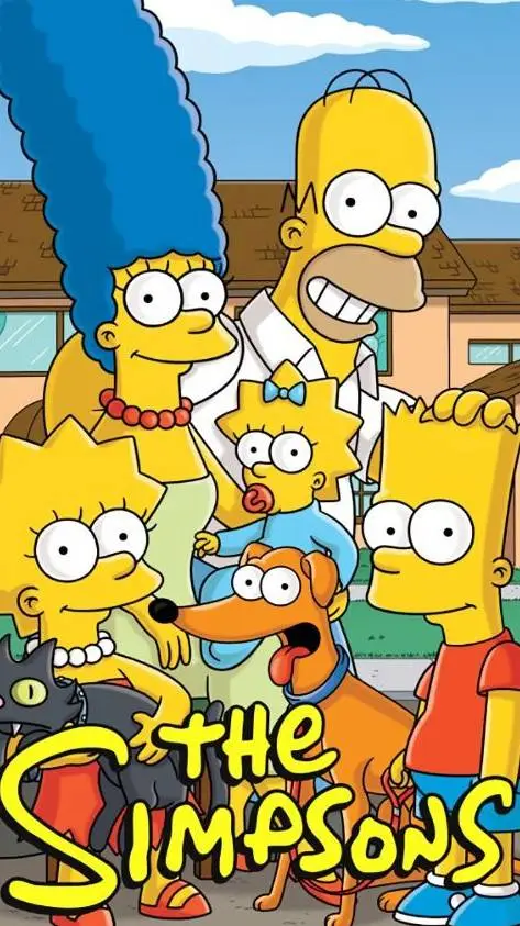 ai character: los Simpson  background