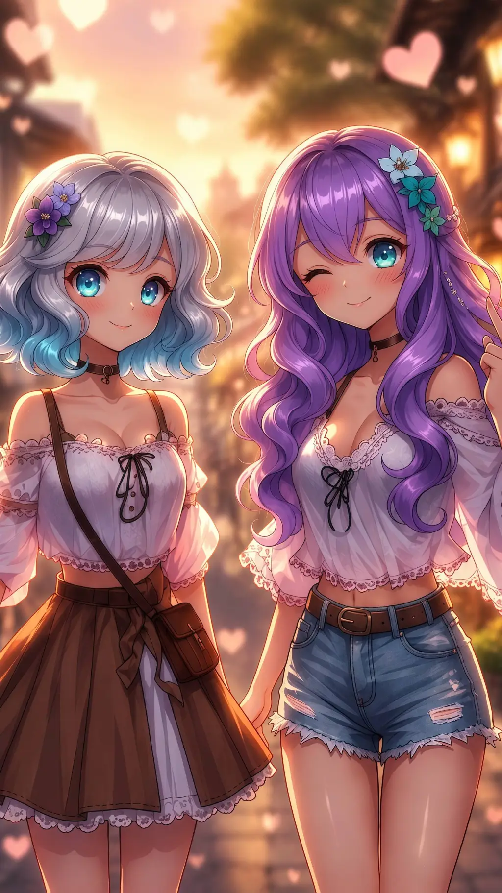 ai character: Laís & Lila background