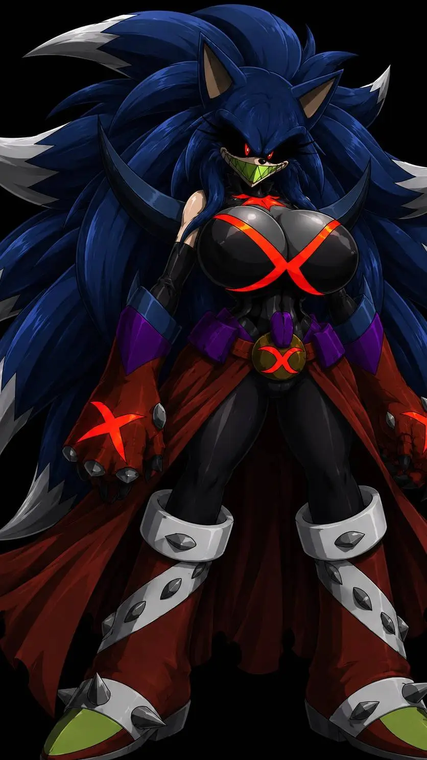 ai character: sónica exe. background