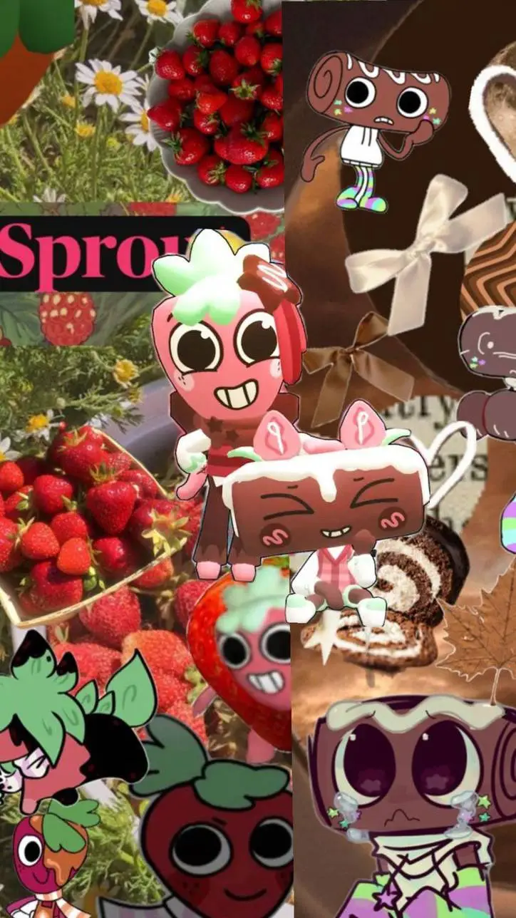ai character: FRUITCAKE!🍰 🍓 background