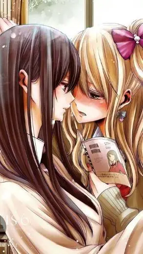 ai character: yuzu and mei  background