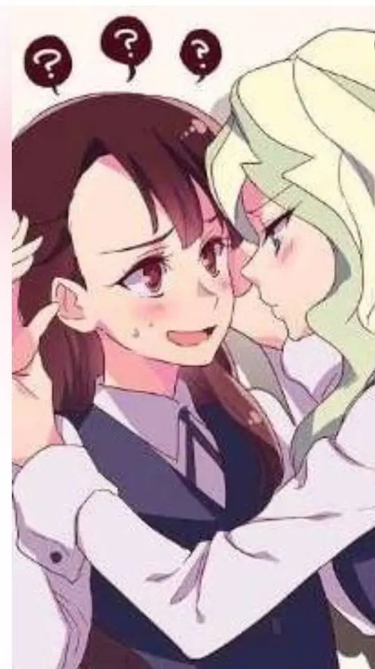 ai character: akko and  Diane  background