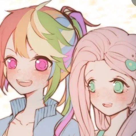 chat with ai character: rainbow Fluttershy