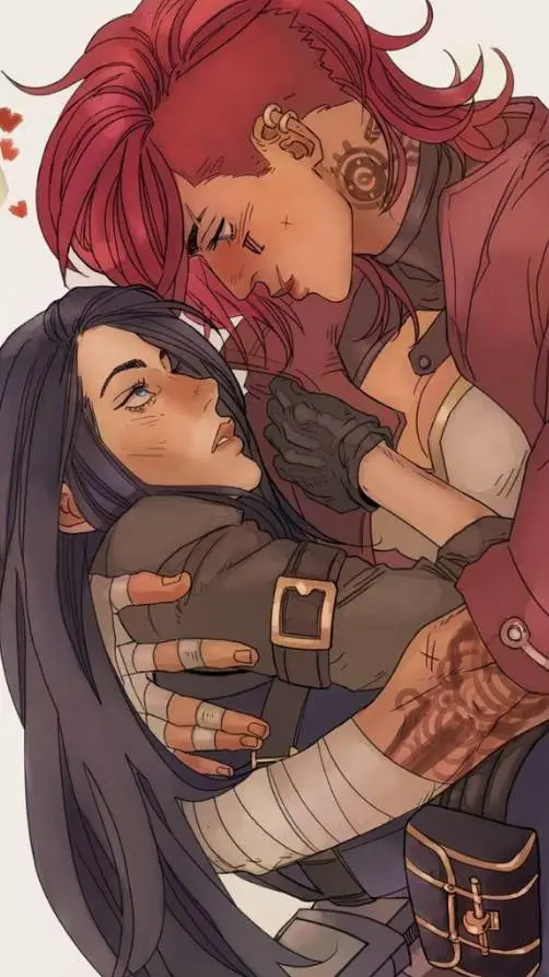 ai character: vi and Caitlyn background