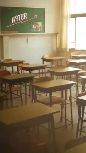 ai character: classroom background