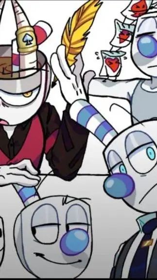 ai character: Casino cups 🎲🎰 background