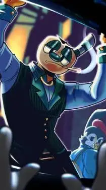 ai character: INKWELL MUGMAN 🔷 background