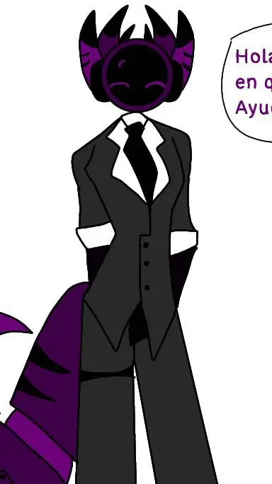 ai character: 🐋Mr Shark Purple🐋 background