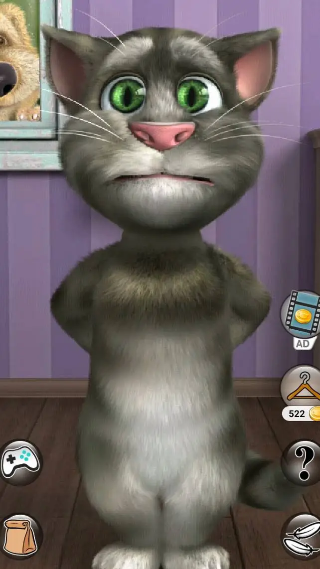 ai character: Talking tom 2011 background