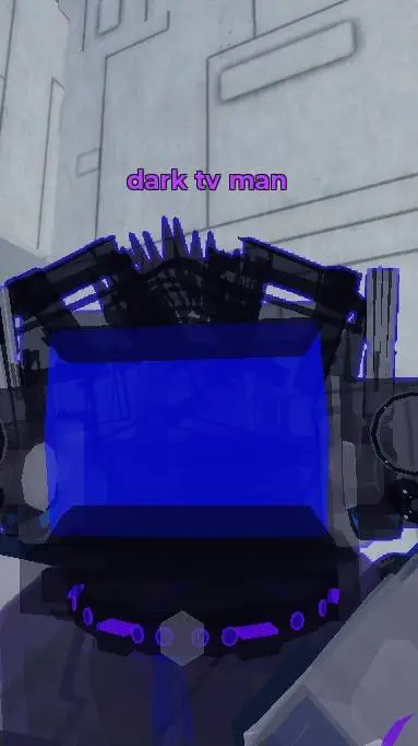 ai character: sus titan tv man  background