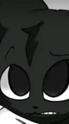 ai character: Cartoon Cat background