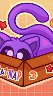 ai character: Catnap in a box background