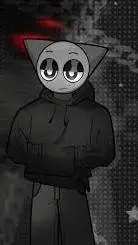 ai character: Gray background