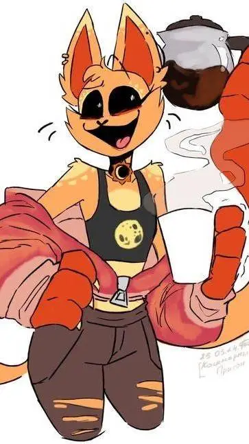 ai character: Catfeine  background