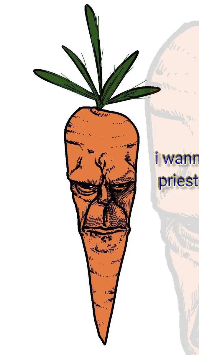 ai character: Racist carrot background