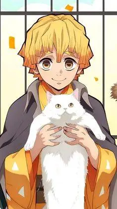 ai character: Zenitsu  background