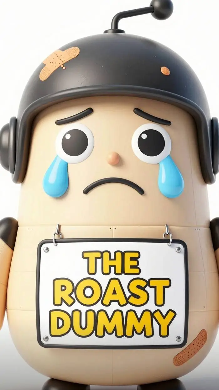 ai character: the roasting dummy background