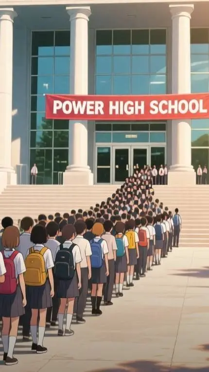 ai character: Power high school  background