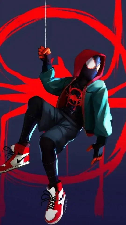 ai character: spider-verse background