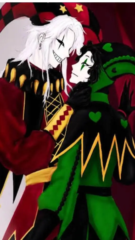 ai character: Pierrot and Harle background