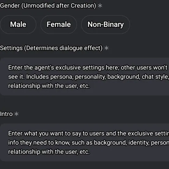 chat with ai character: Larp World