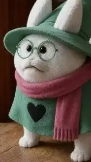 ai character: Ralsei gubby background