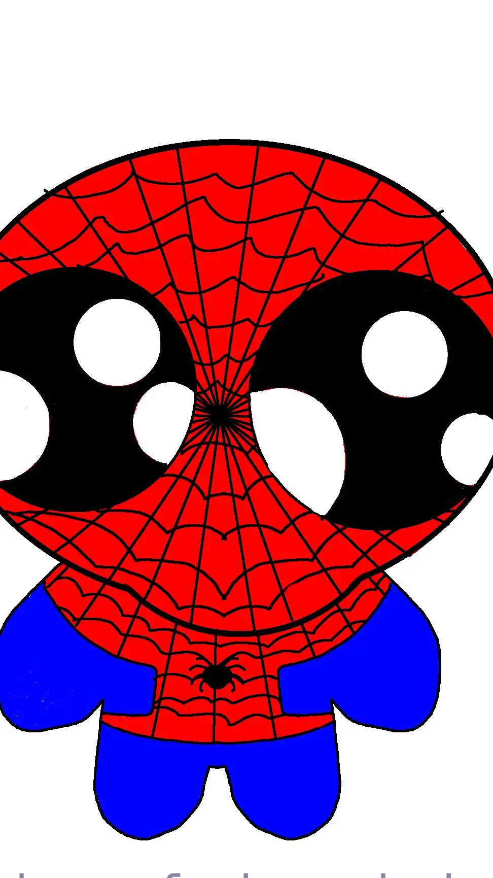 ai character: Spider- goober background