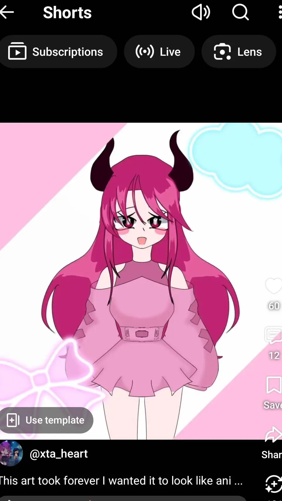 ai character: Xta heart background